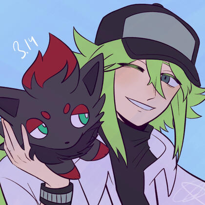 colored sketch half body